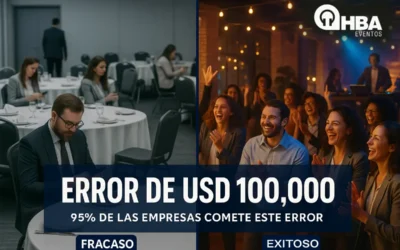 Eventos Corporativos: El Error de USD 100,000 Que Cometen el 95% de las Empresas