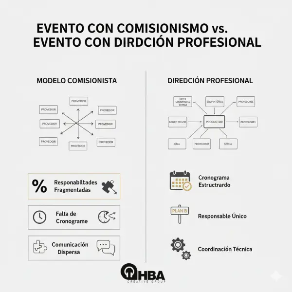 El 90% de los event planners venden humo 3 grafico de evento con planner real o vende humo