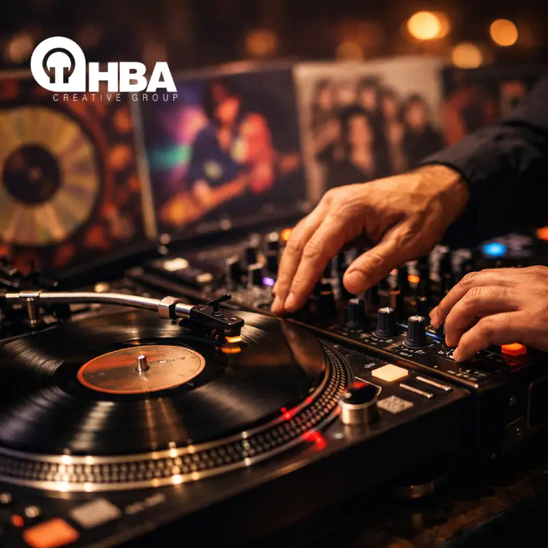 7 Razones para Contratar el DJ para Fiestas Perfecto en Buenos Aires 3 DJ para fiestas en Buenos Aires mezclando música con vinilos — HBA Creative Group
