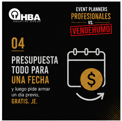 Event Planner profesional: cómo reconocer a un verdadero experto 5 Event Planner profesional 04