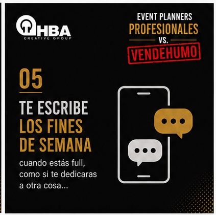Event Planner profesional: cómo reconocer a un verdadero experto 6 Event Planner profesional 05
