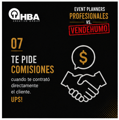 Event Planner profesional: cómo reconocer a un verdadero experto 8 Event Planner profesional 07