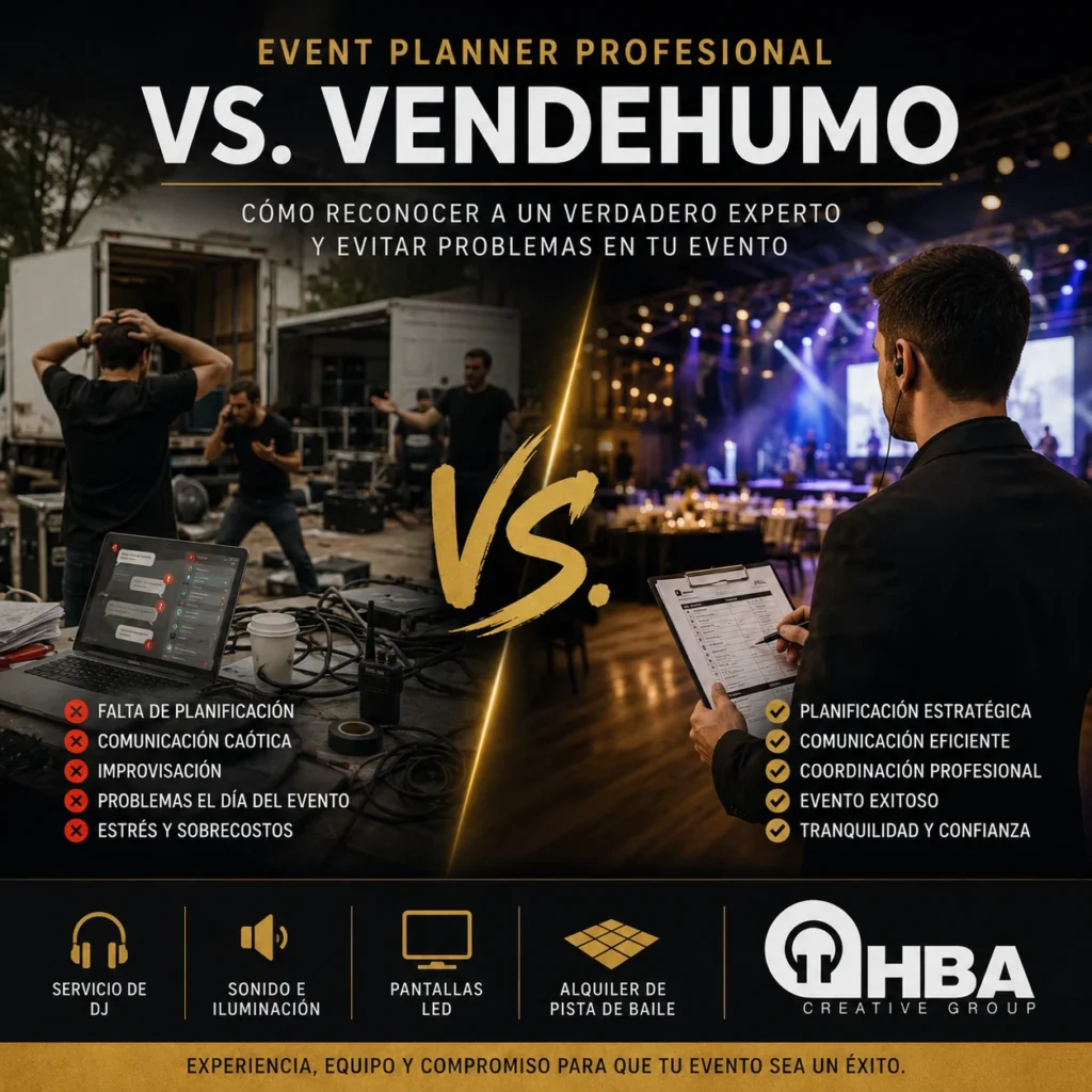 Event Planner profesional: cómo reconocer a un verdadero experto 1 Event Planner profesional como reconocer a un verdadero experto